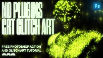 Quick CRT Bending & Modulation! No Plugins, UPDATED | Photoshop Tutorial