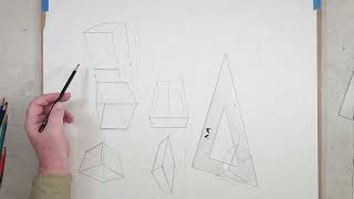 Sketching 3 Point Perspective Boxes