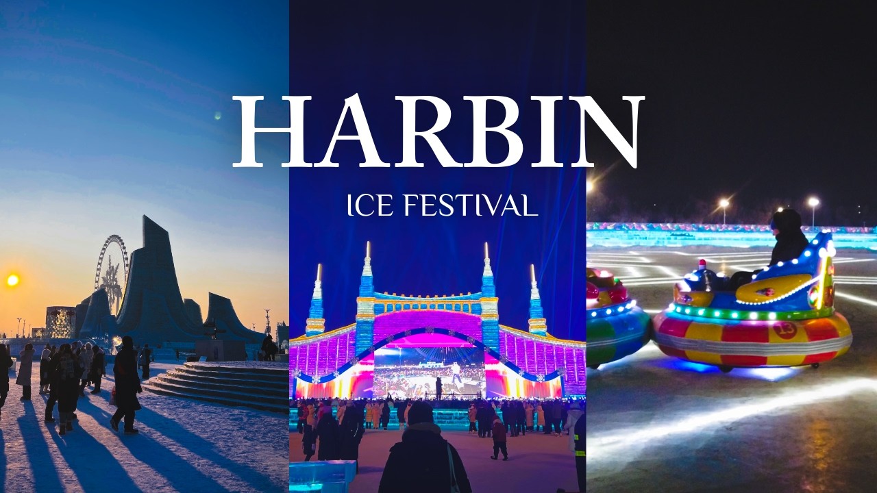 Visiting the Largest Ice Structures in The World at -40°c !? | Harbin Ice Festival