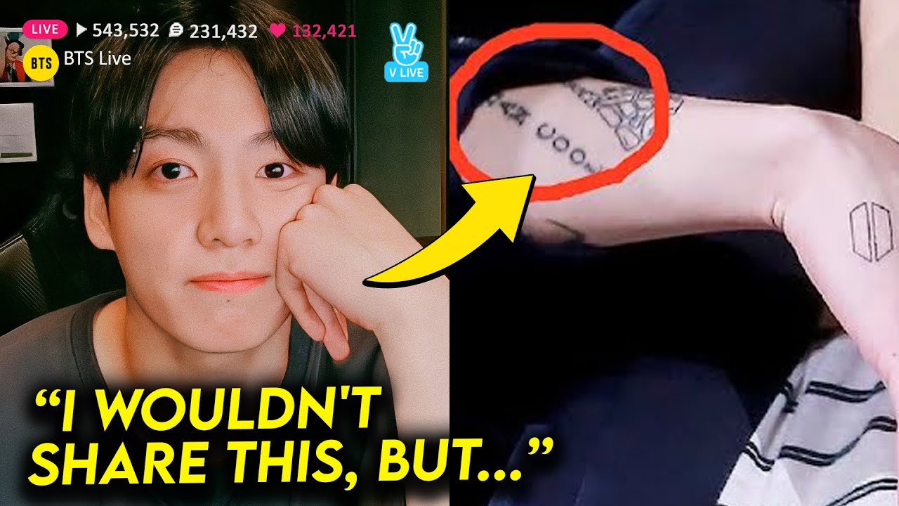 Jungkook REVEALS Surprising Hidden Meaning Of Tattoo YouTube