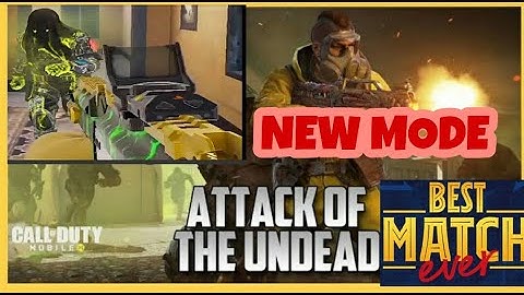 ATTACK OF UNDEAD | CALL OF DUTY MOBILE GAMEPLAY | BEST MATCH OF CODM #callofduty  #activision