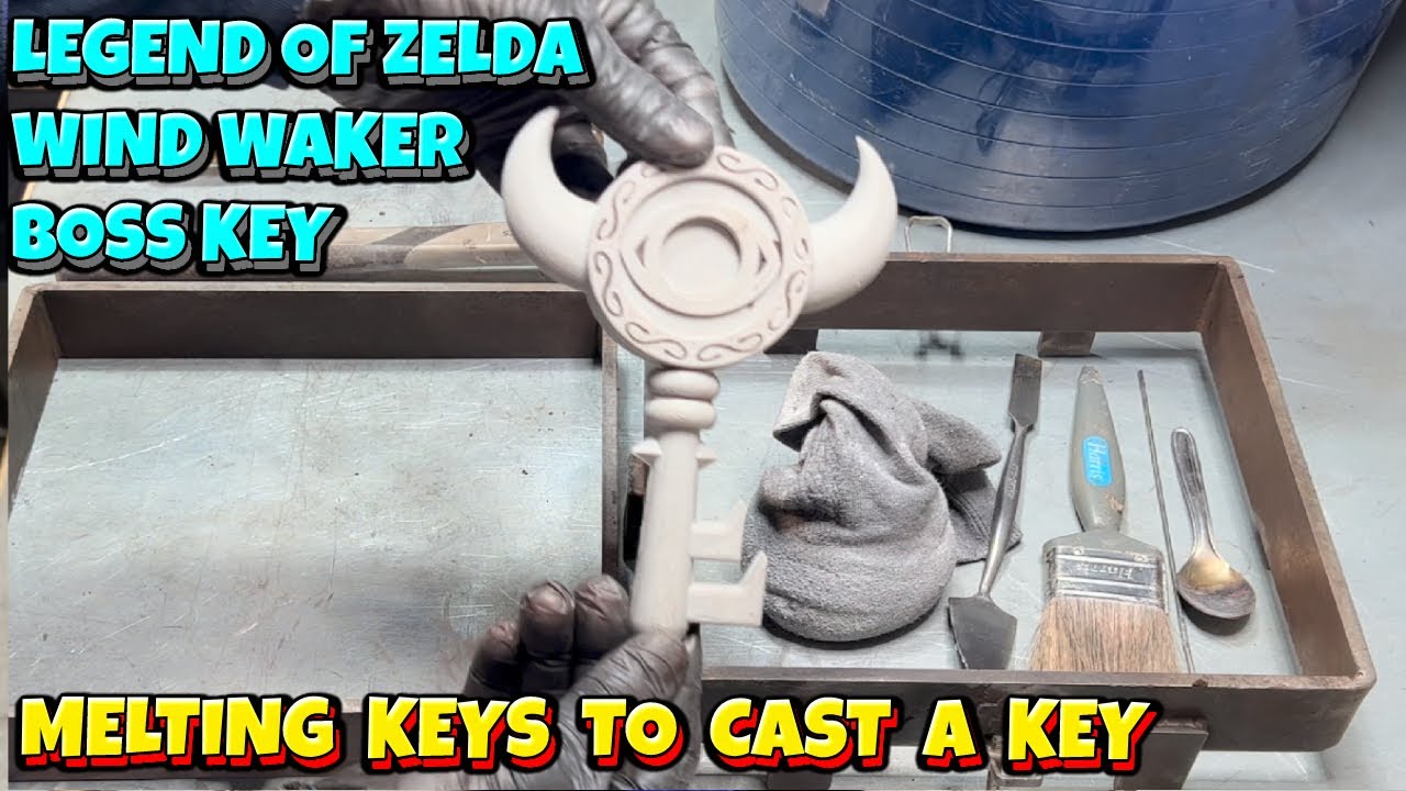 Melting Keys To Sand Cast A Legend of Zelda Wind Waker Boss Key