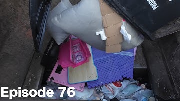 GoPro Garbage Truck Hopper POV + Garbage Load Dump!! (ep.76)