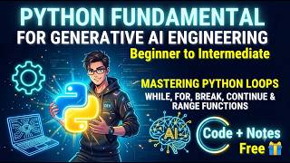Mastering Python Loops: While, For, Break, Continue & Range Functions