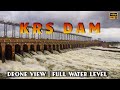 Krs dam  aerial view  krishna raja sagara dam  krs mandya  karnataka tourism