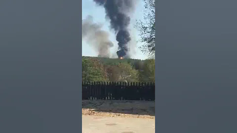 Video of flames from Shelby County explosion court...