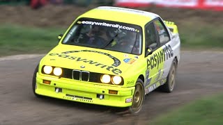 BMW M3 E30 Gr.A driven FLAT-OUT by Simone Campedelli! - Pure Sound at  Rally Legend 2021!
