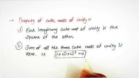 Class 11th | Cube roots of Unity  | NDA | Navy | Polytechnic | By - NTR Sir