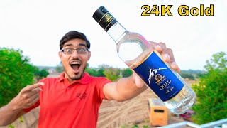 I Tried 24K Gold Water🤑 | मैंने पीया 5000 रूपये का पानी | Very Expensive screenshot 2