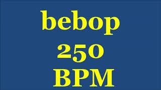 Drum Loops for Practice Bebop 250bpm