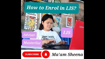 Steps to Enrol in LIS | How to enrol in LIS | Learner Information System | Data needed to enrol