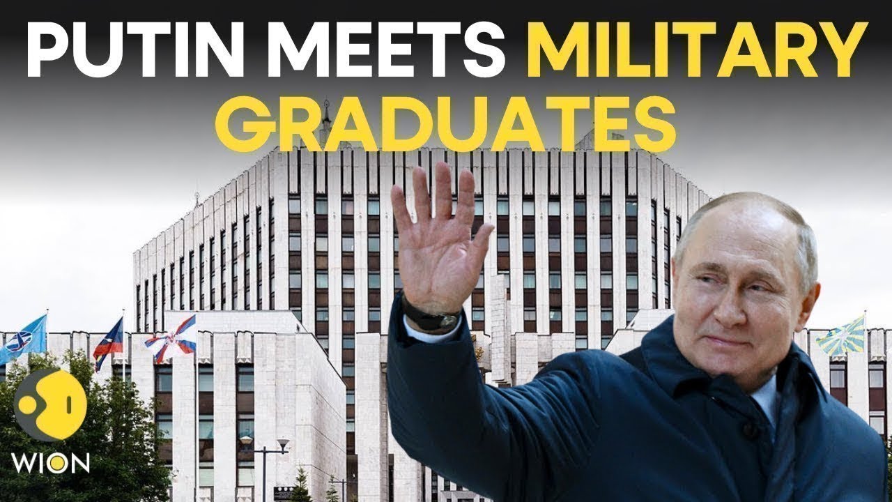 Russian President Putin meets graduates from Russia's military ...