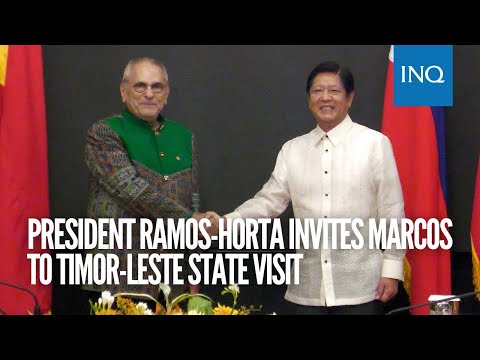 President Ramos-Horta invites Marcos to Timor-Leste state visit