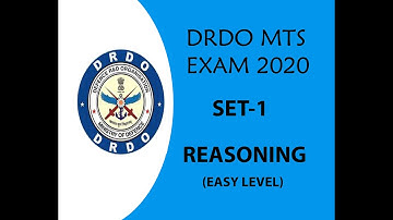 drdo mts reasoning (easy level) mock test- 1