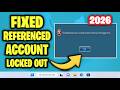 The referenced account is currently locked out and may not be logged on to Error in Win - Solved