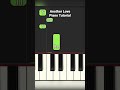 Impara Another Love in 15 secondi #piano #pianotutorial #shorts #tutorial