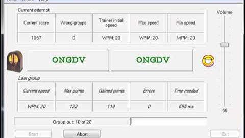 A Z in Koch method 20 wpm by HS8JYX