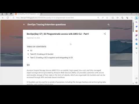 DevOps(Day-57) :S3 Programmatic access with AWS-CLI - Part1