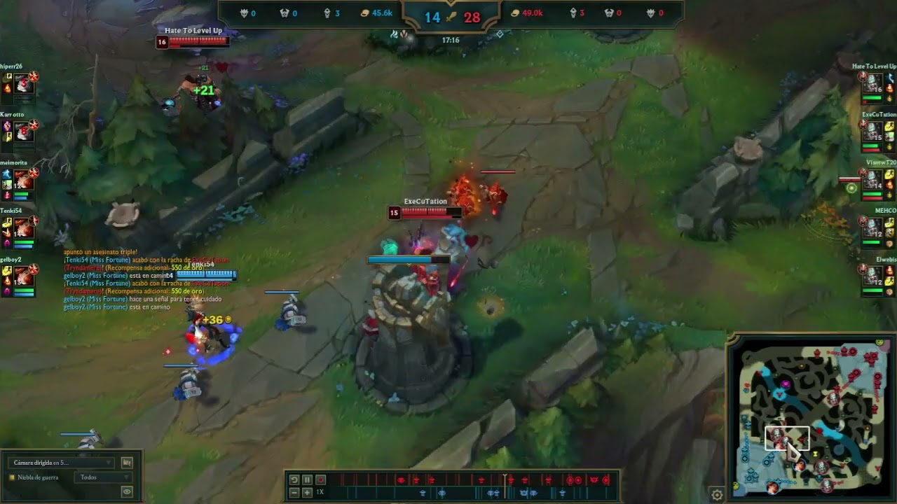 tower bug that does not fall in lol