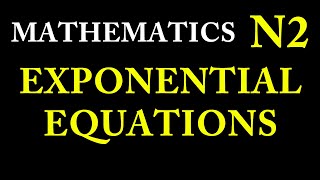 Exponential equations Mathematics N2