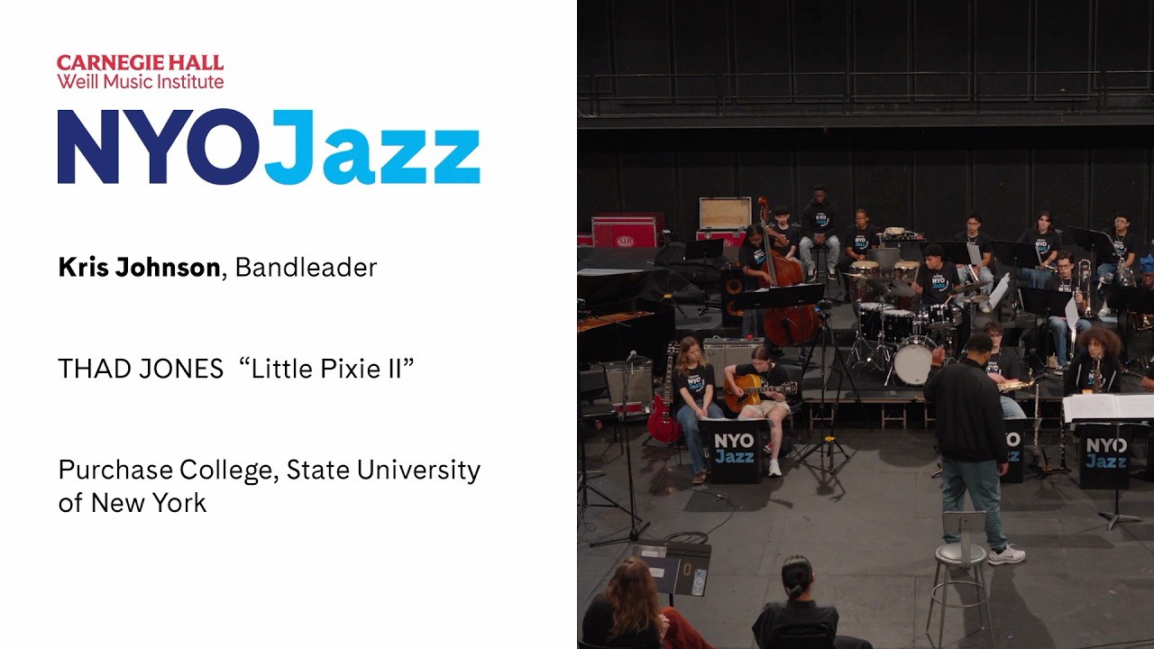 NYO Jazz Rehearses Thad Jones's “Little Pixie II” - YouTube