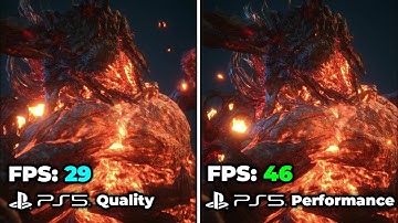 Final Fantasy XVI (16) | PS5 Quality vs Performance Mode | FPS Comparison