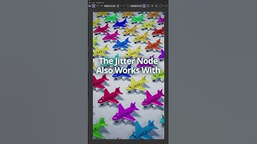 How to use the Jitter node in Redshift and Cinema4D 2023