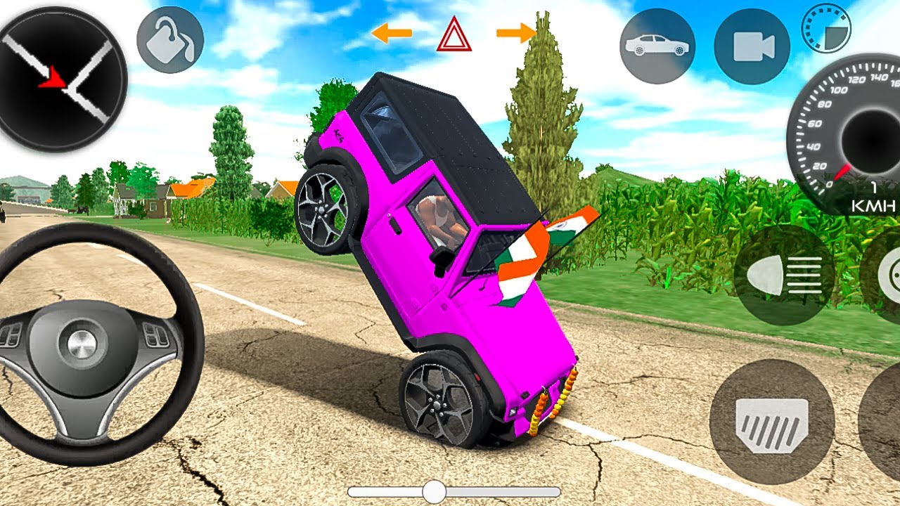Thar vala (Indian car)🚙🚙 simulator games videos thar game🚙