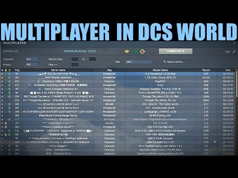 Explained: How To Choose & Join A Multiplayer Server In DCS WORLD