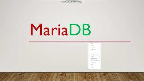 Maria DB (A Simplified Introduction and Tutorial)