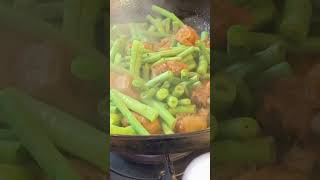 Easy yummy braised long string beans and tofu food stir yummyfood shortvideo cooking tofu