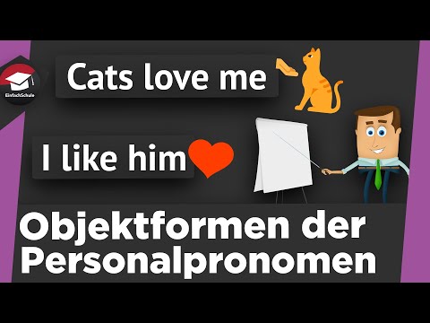 Objektformen der Personalpronomen in Englisch einfach erklärt – Verwendung und Bildung