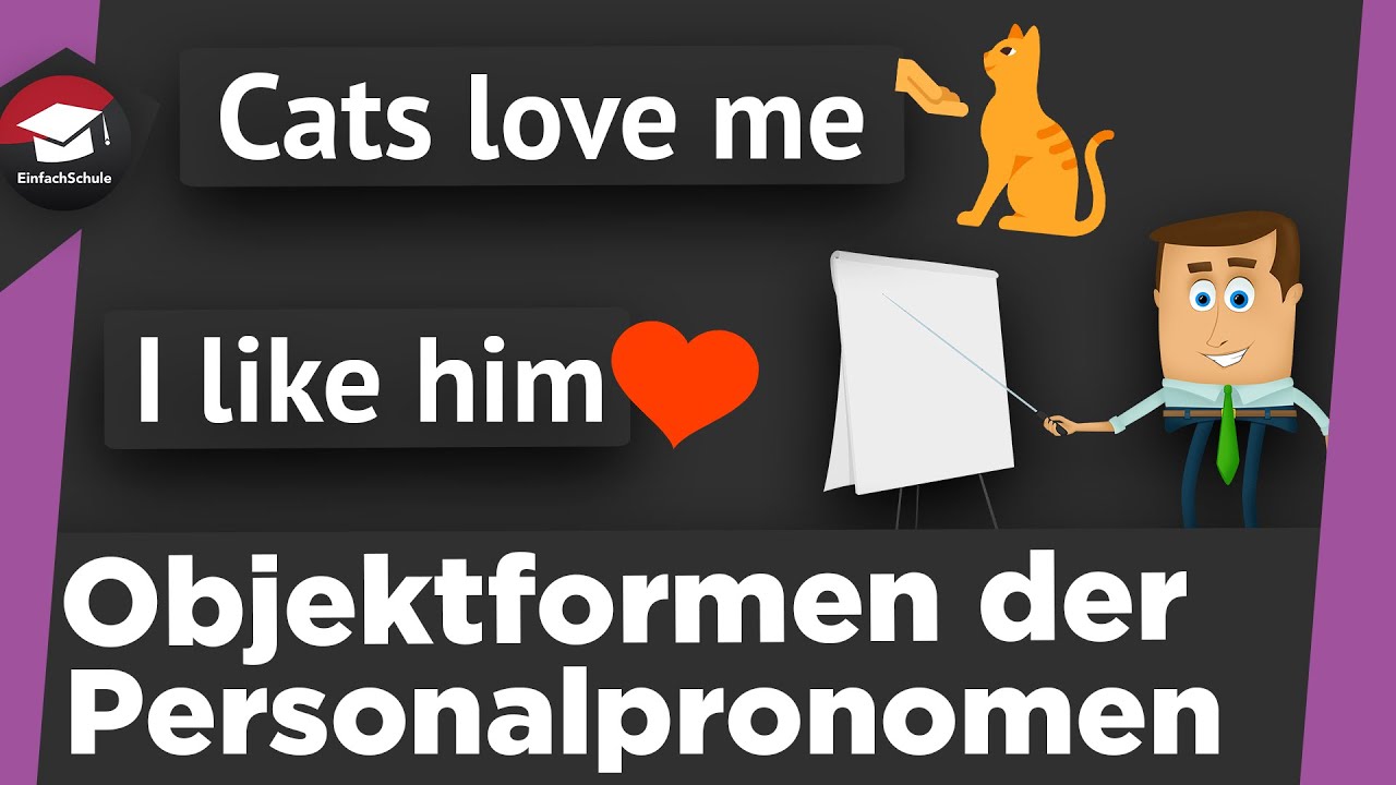 Objektformen der Personalpronomen in Englisch einfach erklärt - Verwendung und Bildung erklärt!