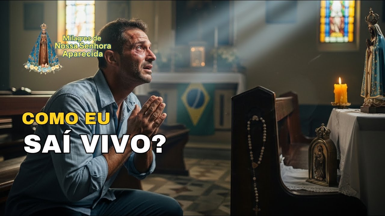 O CARRO CAPOTOU TRÊS VEZES… MAS NOSSA SENHORA APARECIDA ME TIROU DOS DESTROÇOS.