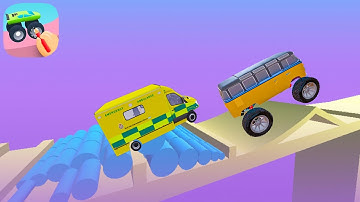 Wheel Scale! 🚑 🚕 New Update Max Level Race 1-R5 Final Race Gameplay Android-iOS Monster BUS UNLOCK