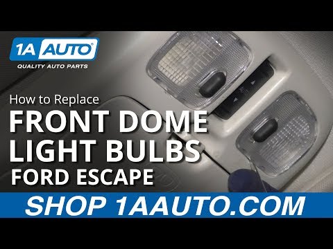 How to Replace Front Dome Light Bulbs 08-12 Ford Escape