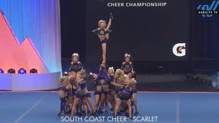 South Coast Cheer Scarlet - Summit 2024 Finals