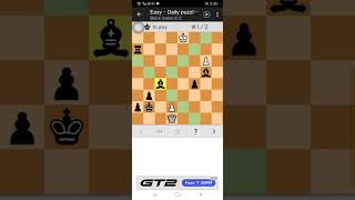 Chess tactics pro app solve 2 questions daily available in Play Store #shorts. screenshot 4