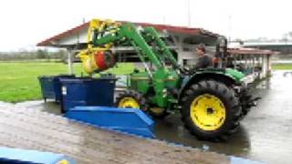 John Deere with Barrel Handler