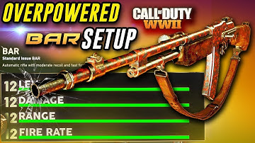 COD WW2 - OVERPOWERED "BAR BEST CLASS SETUP!" (CoD WW2 BEST AR) - After "NERF"