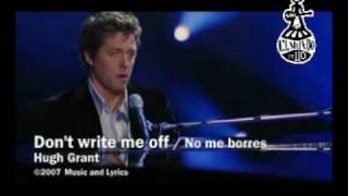 Music & Lyrics - Don't write me off (Subtitulada) chords