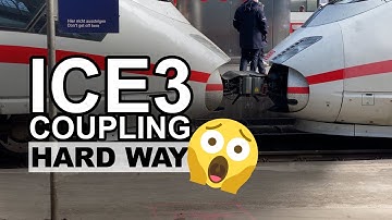 [4K] ICE 3 coupling: The HARD way 😱 (+ Slow Motion)
