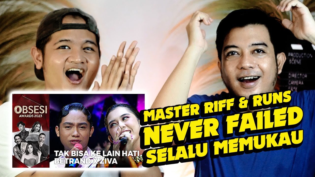 Ketika master riff n runs duet. Betrand Putra Onsu x Ziva - Terlukis Indah. Obsesi Award 2023