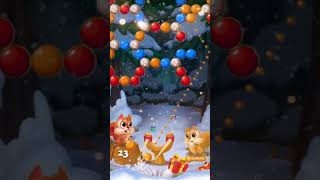 Bubble Shooter Rescue | Collect nuts and Go nuts for Christmas time!!! #shorts screenshot 4