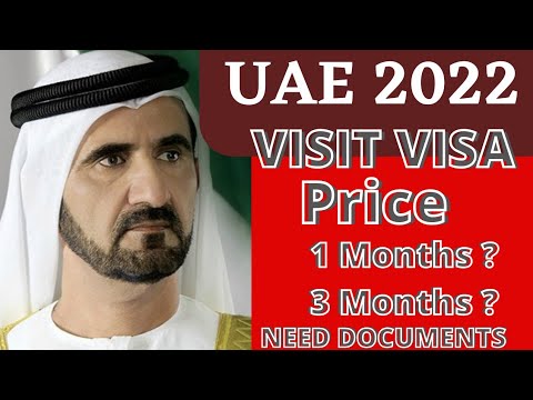 uae visit visa price 3 months