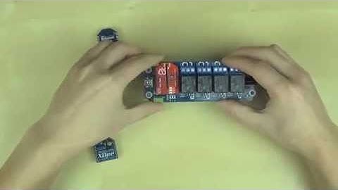 TOSR04-T  4 Channel Smartphone control Relay via Wifi/Bluetooth/Xbee