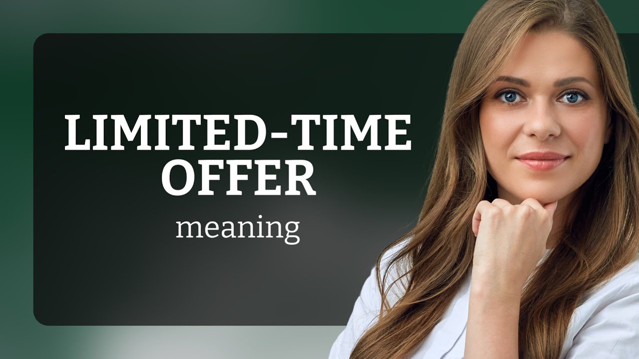 Unlock the Secrets of "Limited-Time Offer": A Guide to Smart Shopping