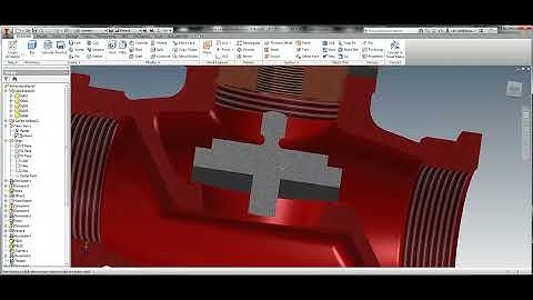 Globe valve modeling in Autodesk Inventor