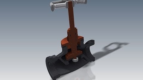 Globe valve modeling in Autodesk Inventor