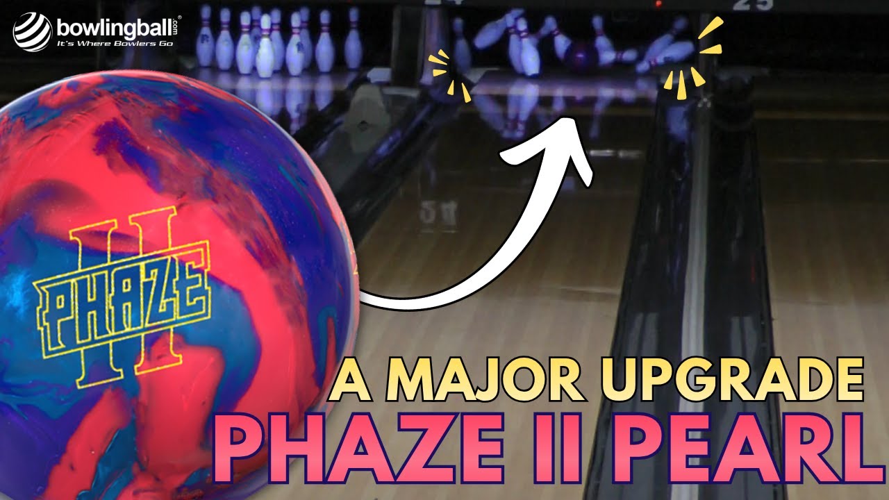 bowlingball.com Видеообзор реакции на шар для боулинга Storm Phaze II Pearl